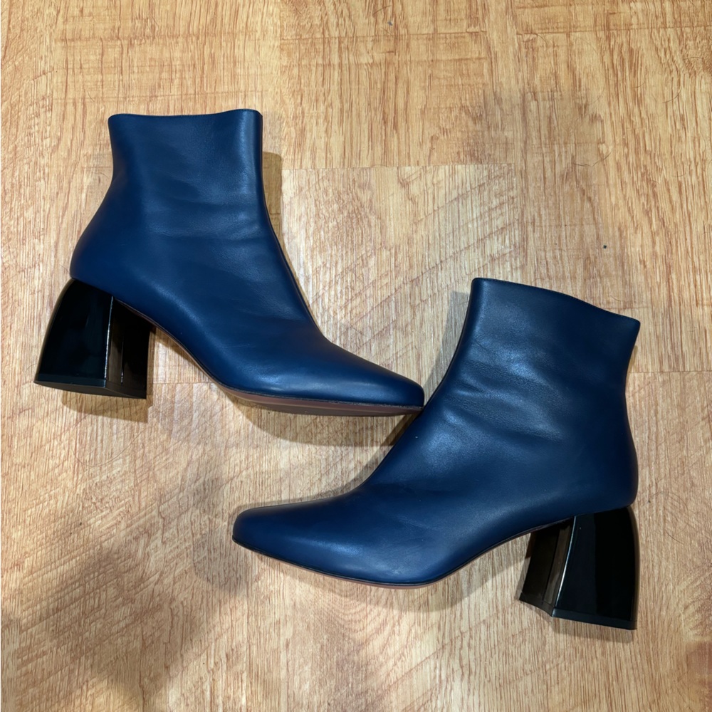 Sportmax Italy Genuine Leather Booties
